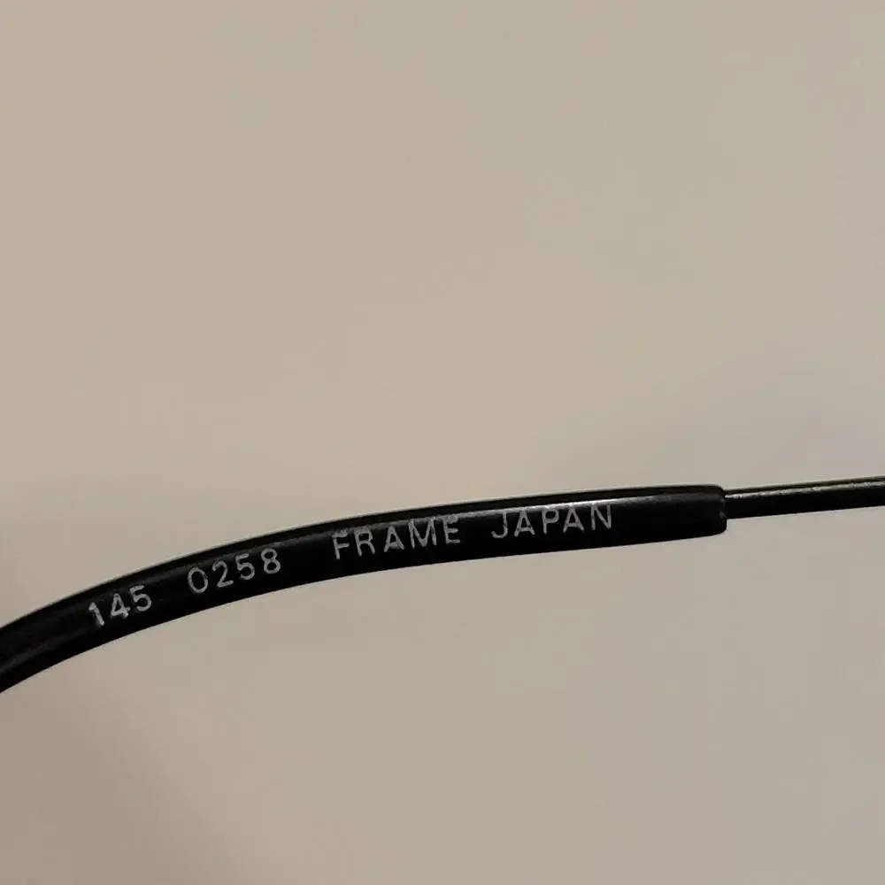 Nikon Duratitanium Eyeglasses DT4212  52x20x145 Black made in Japan